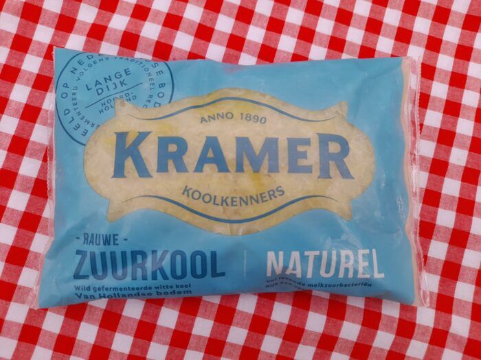 Zuurkool naturel per zakje  500 gram